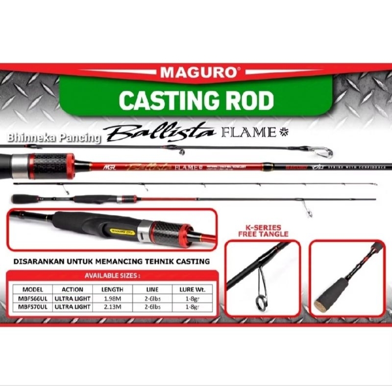 Maguro Ballista Flame Joran Pancing