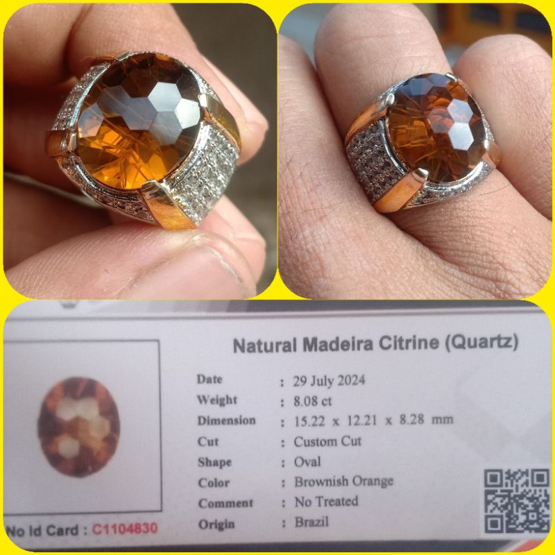 natural madeira citrine