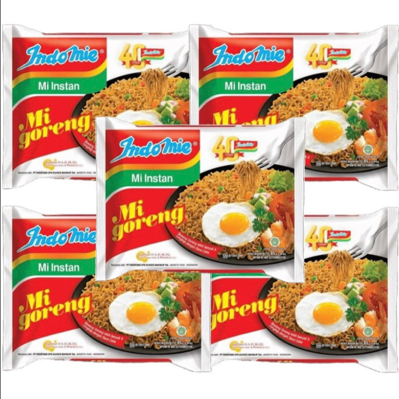 

Indomie Goreng Original 5 Pcs