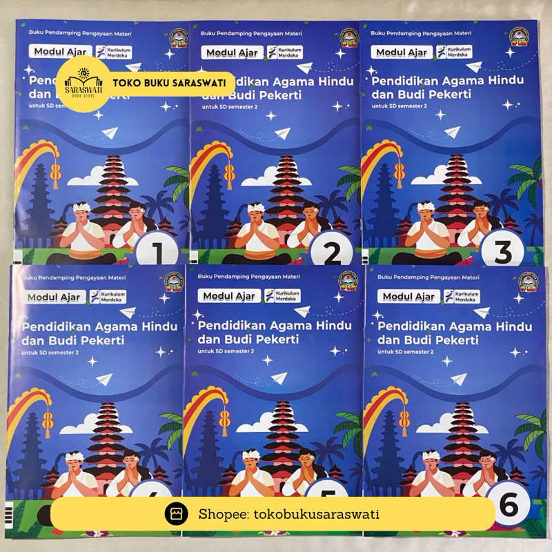 LKS BISA AGAMA HINDU KLS 1,2,3,4,5,6 SEMESTER 2 KURIKULUM MERDEKA EDISI TERBARU