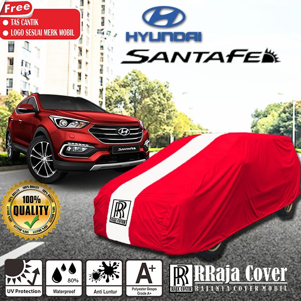 Body Cover Mobil Hyundai SantaFe Bahan Waterproof Mantel Sarung Jaket Jas Penutup Selimut Outdoor