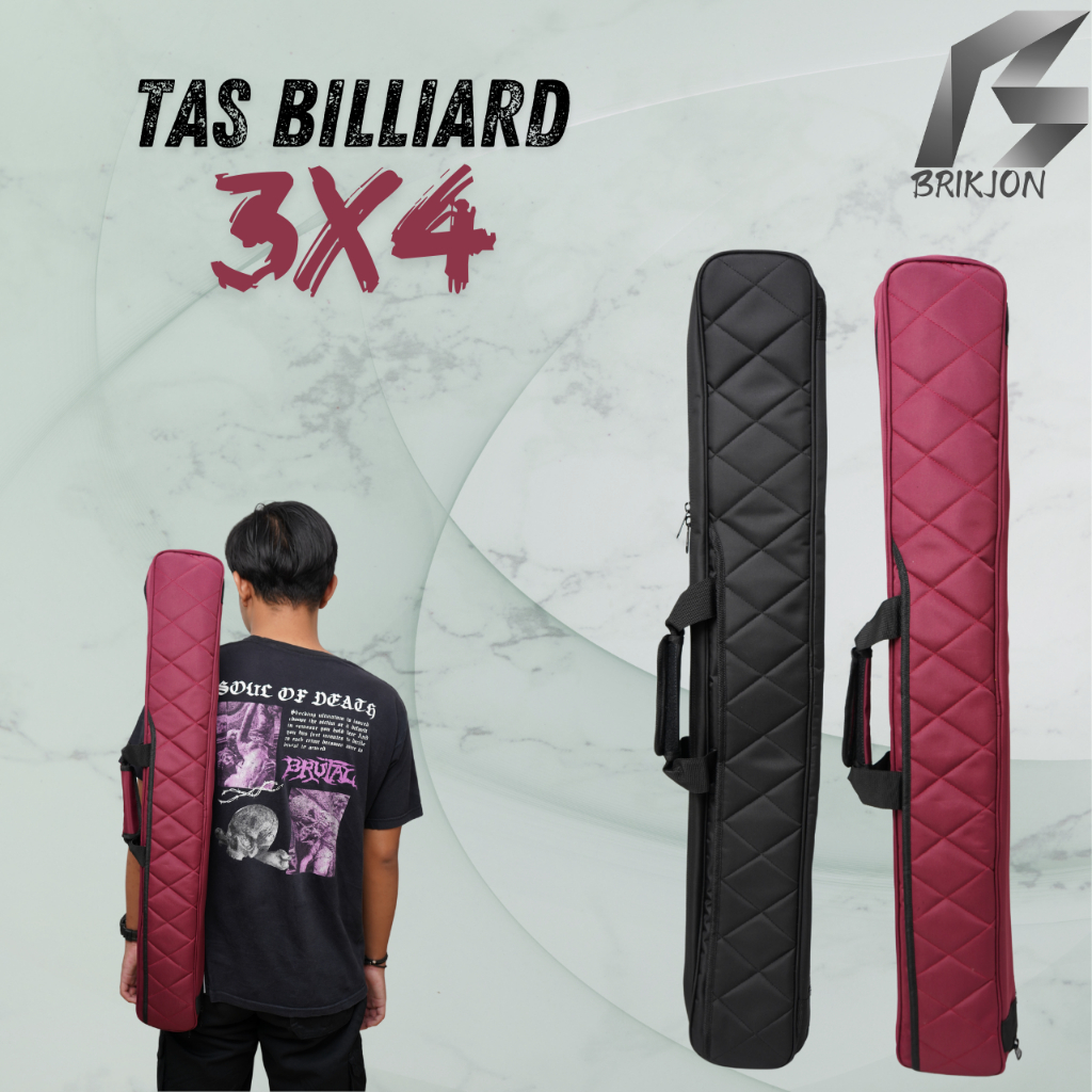 Tas Billiard 3x4 PREMIUM | Tas Billiard Desain Elegan dan Nyaman