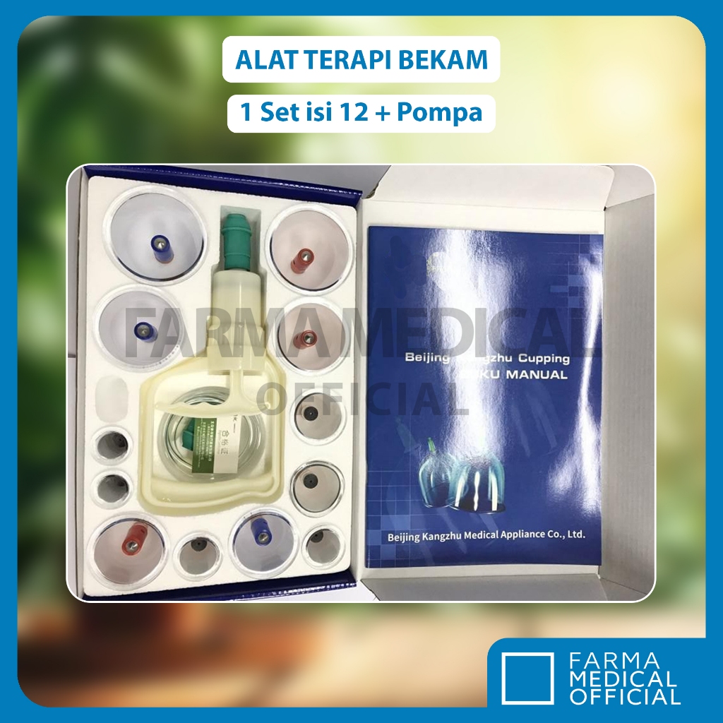 Kop Kang Zhu 24 & 12 / Alat Bekam Kang Zhu isi 24 & 12