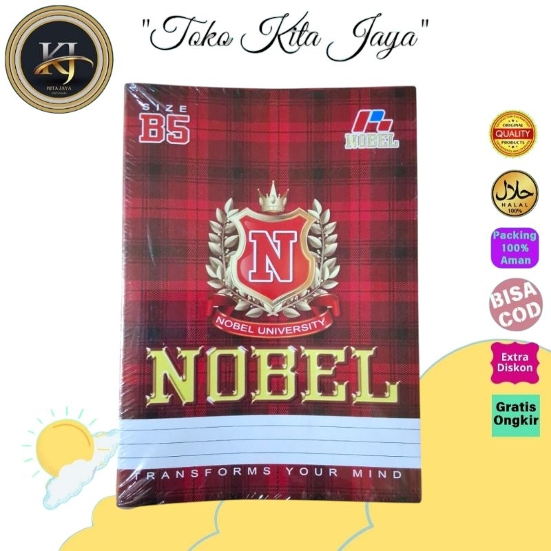 

Promo Buku Tulis NOBEL 50 Lembar ( 10 Buku )
