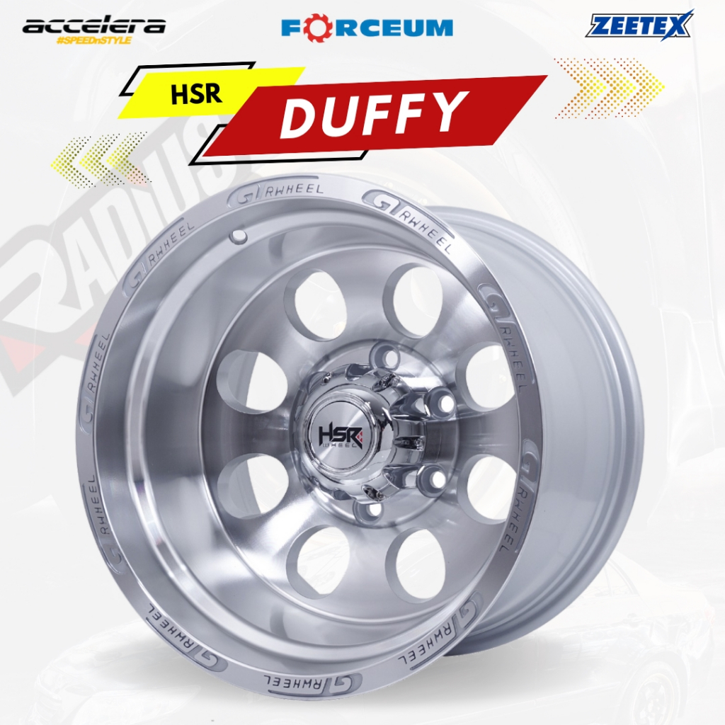 Velg mobil offroad untuk pajero fortuner hilux ring 16 hsr duffy