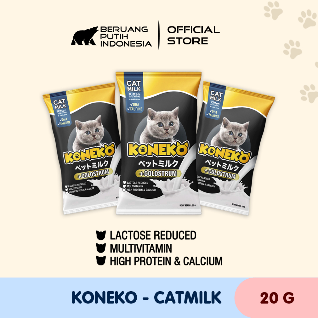 KONEKO Cat Milk/ Susu Kucing Sachet 20 Gram
