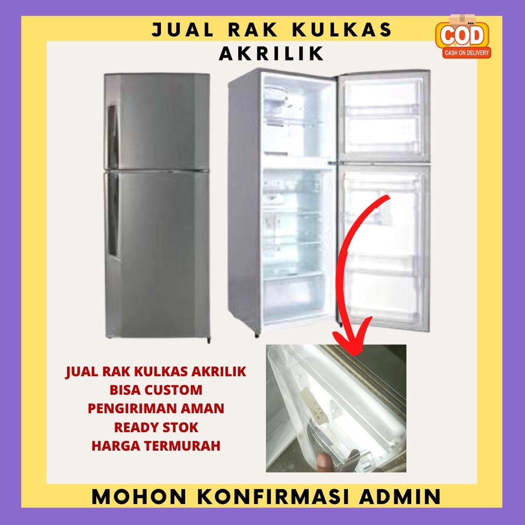 Rak Frezer Rak Kulkas Lemari Es Rak Botol LG 2 Pintu Type GN-V