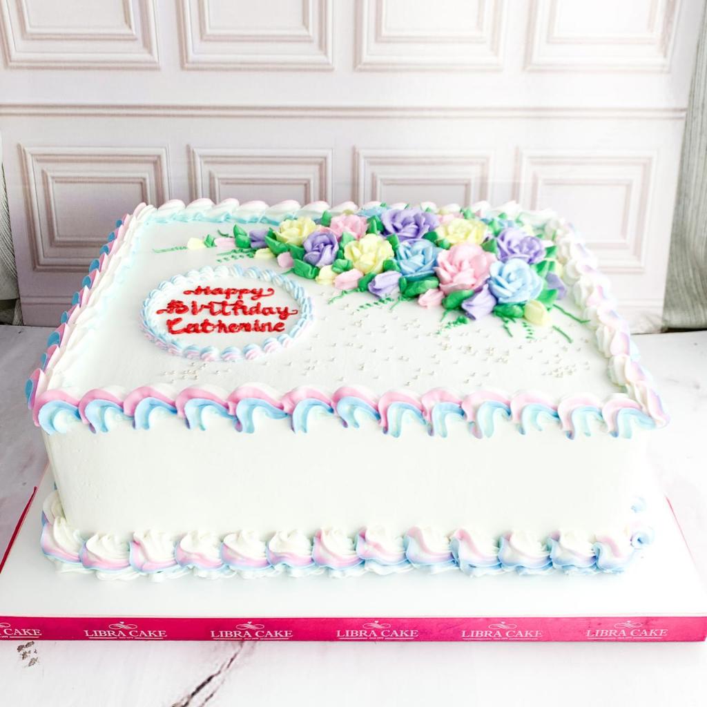 

Kue Ulang Tahun/Birthday cake/Kue Ultah Tema Kotak Flower/Kue Birthday Jakarta