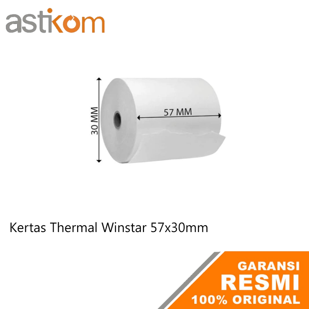 

KERTAS THERMAL STRUK WINSTAR 57x30mm