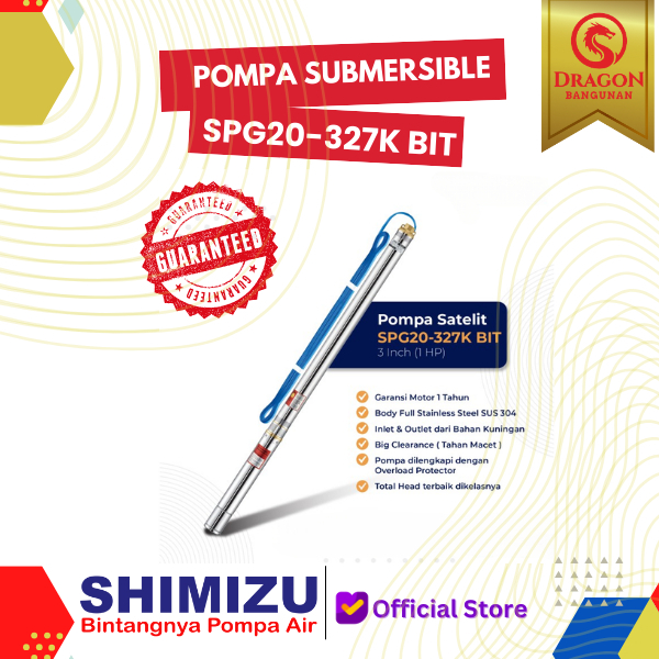 Pompa Satelit 3" Shimizu SPG20-327K BIT 1HP