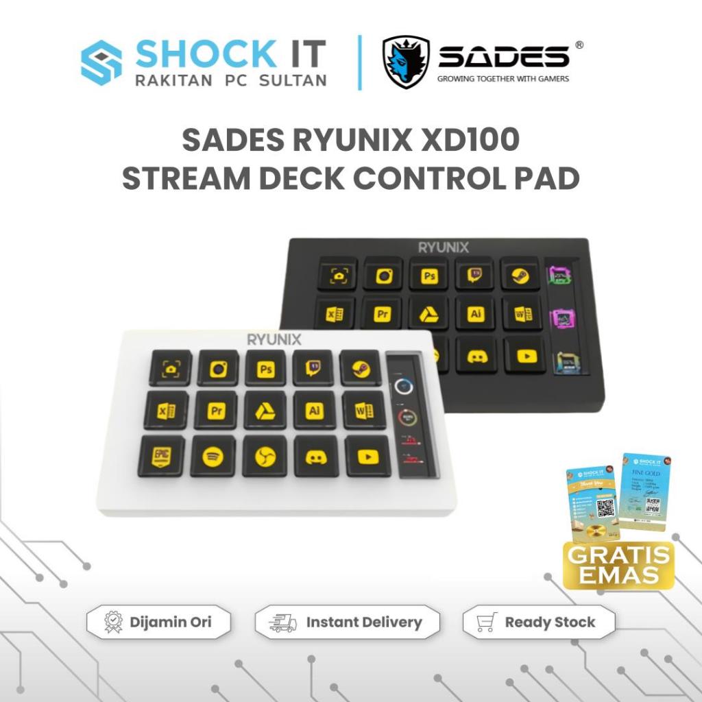 Sades Ryunix XD100 / XD-100 Stream Deck Livestream