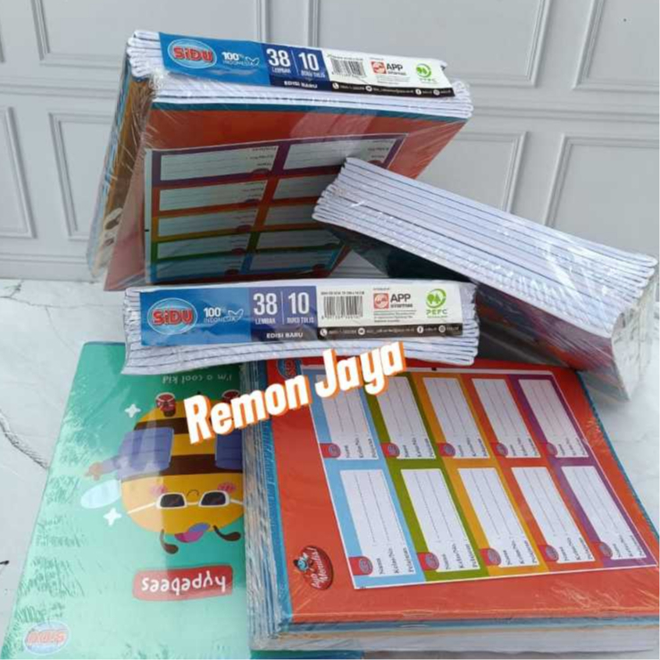 

SATU PACK ( 10 PCS ) Buku Tulis Sinar Dunia 38 Sidu 38