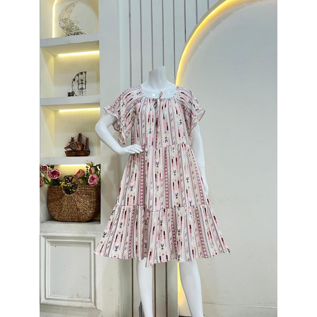 AULIA DRESS/HOME DRESS KATUN/DRESS KEKINIAN FUJI/DRESS RAYON