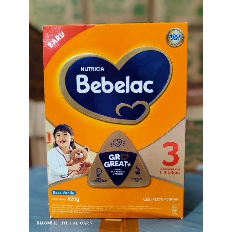 

Bebelac Nutricia 3 Rasa Vanila 620g Susu Bubuk Formula