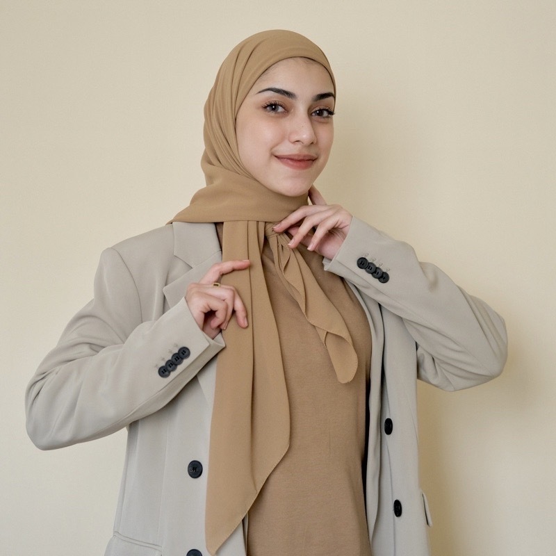 Hijab Segi Empat Instan 2Layer
