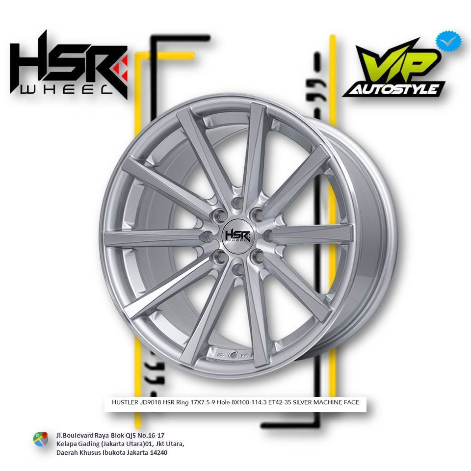 Velg Mobil R17 Celong Untuk Vios, Avanza, Xenia, Kijang LGX, Livina, Ring 17 - HSR HUSTLER