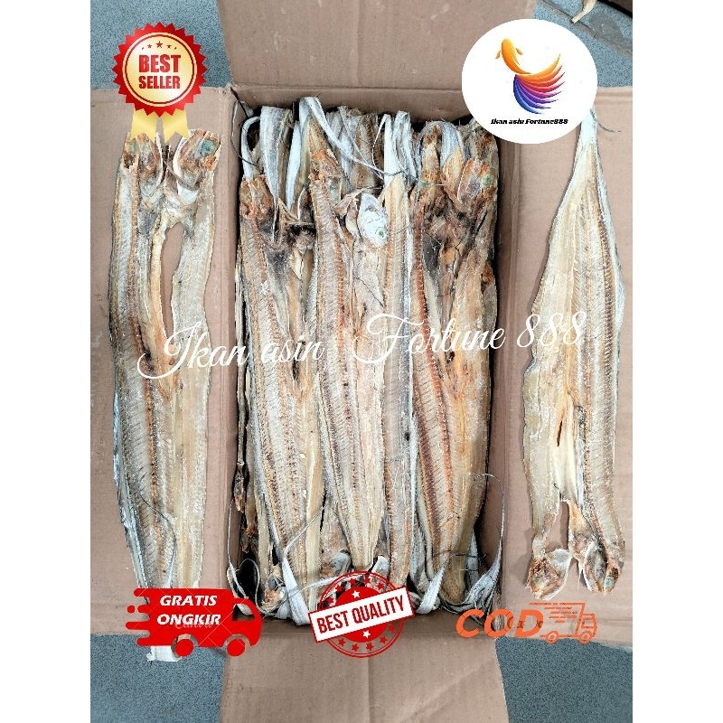 

Ikan Asin Layur Belah Semi Tawar Super 1000gram, 500gram