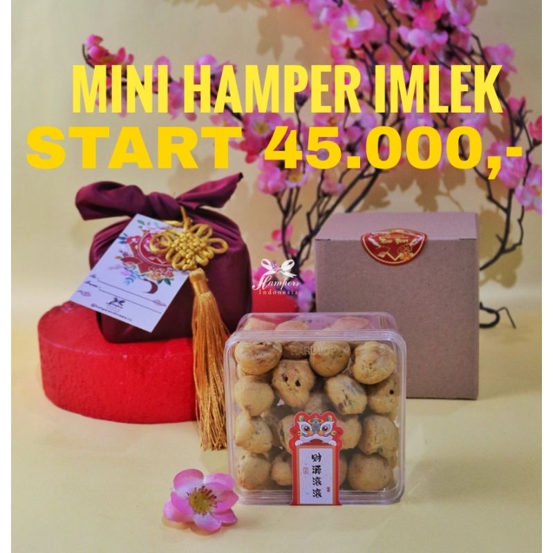 

MINI HAMPER LEBARAN IDUL FITRI CNY IMLEK 2025 - parcel cny eid mubarak - kue kering