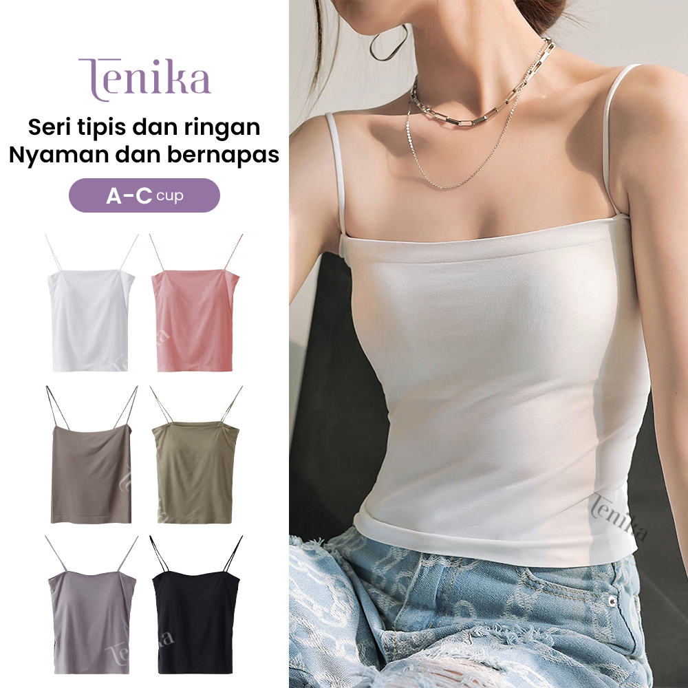 Mr.Kasacil - Tenika Tanktop Bra Seamless Push Up Wanita Trendy Shopee