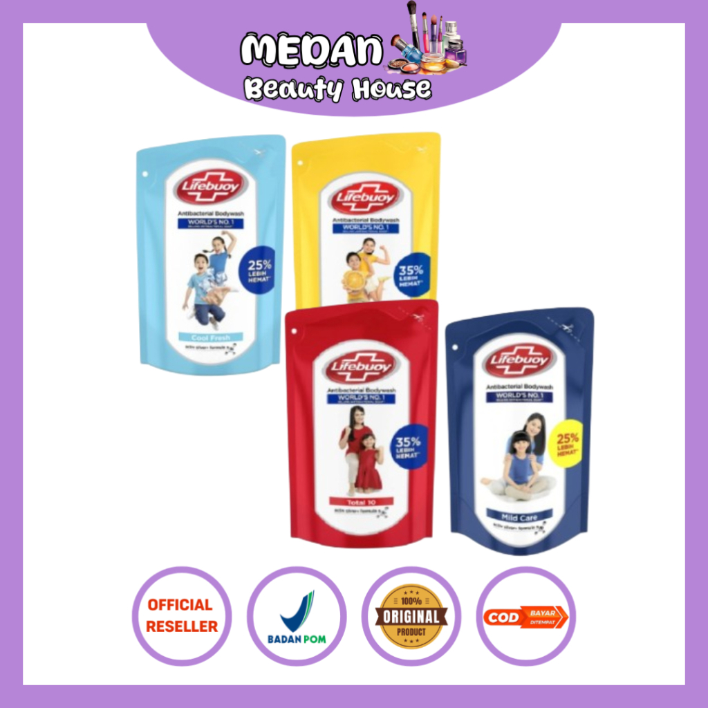 Lifebuoy Sabun Cair Vita Protect Refill (450Ml)