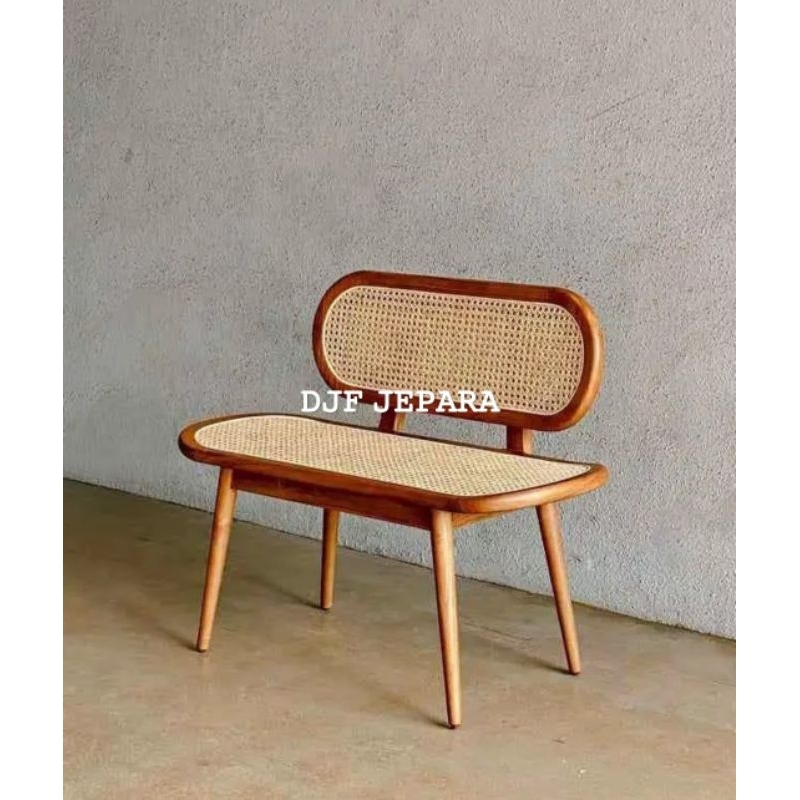 KURSI TERAS ROTAN RETRO MINIMALIS / KURSI CAFE ROTAN MINIMALIS / KURSI MINIMALIS / KURSI ROTAN