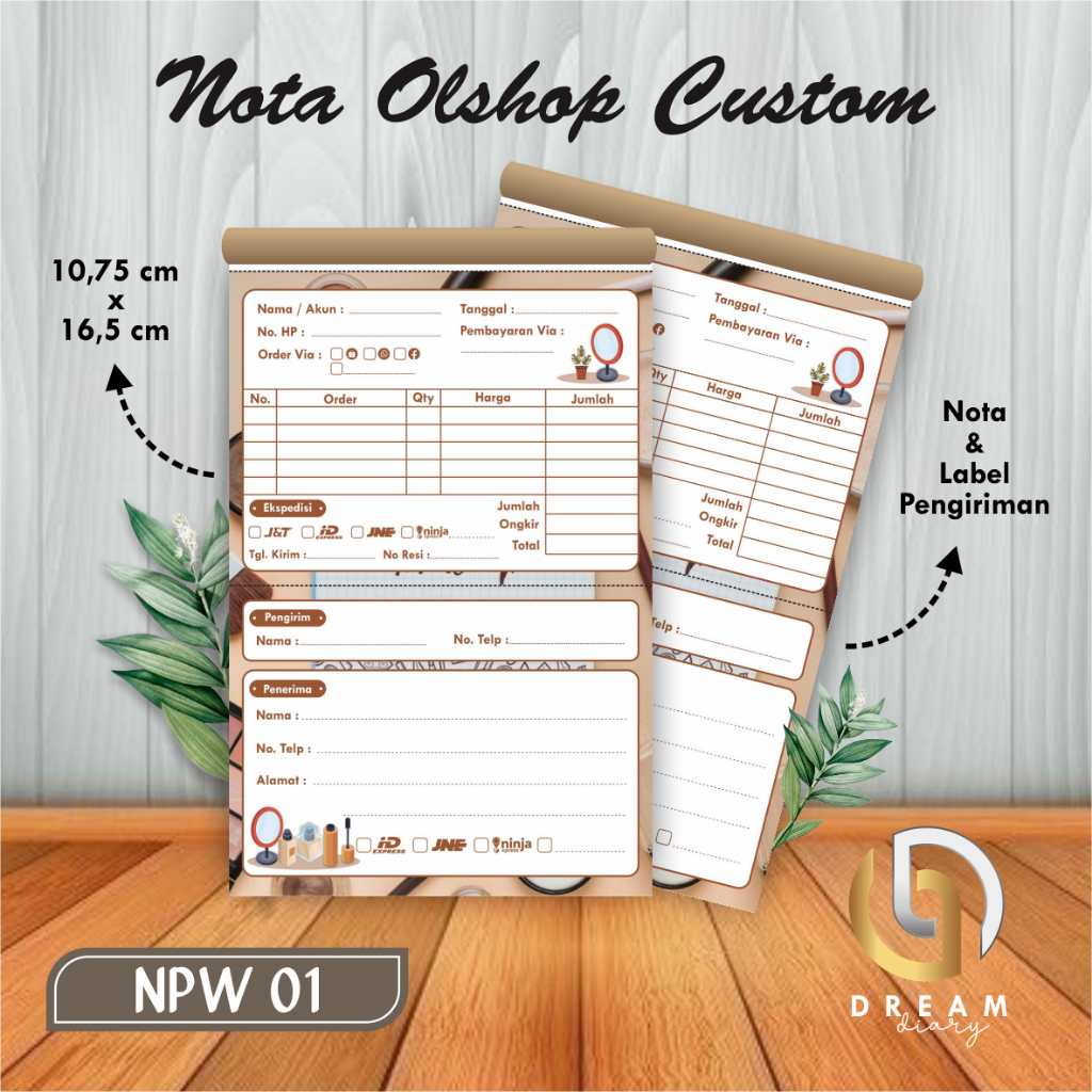 

CETAK NOTA PENGIRIMAN OLSHOP - LABEL PENGIRIMAN OLSHOP CUSTOM COLOUR