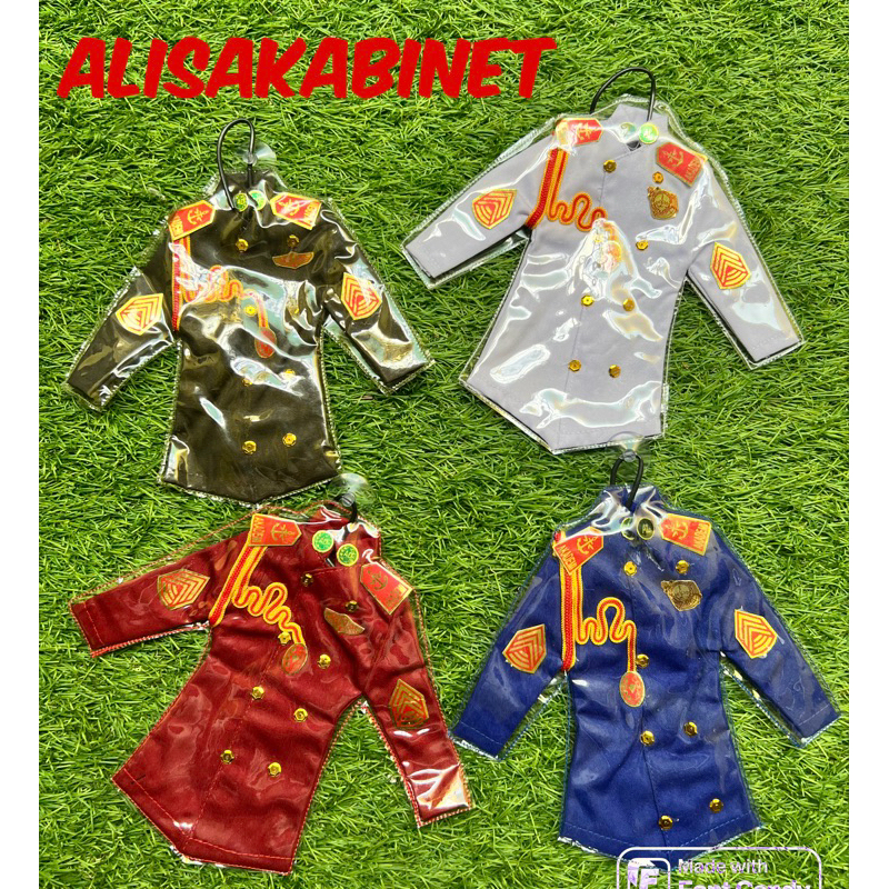 Gantungan Kaca Mobil Baju Akademi TNI POLRI