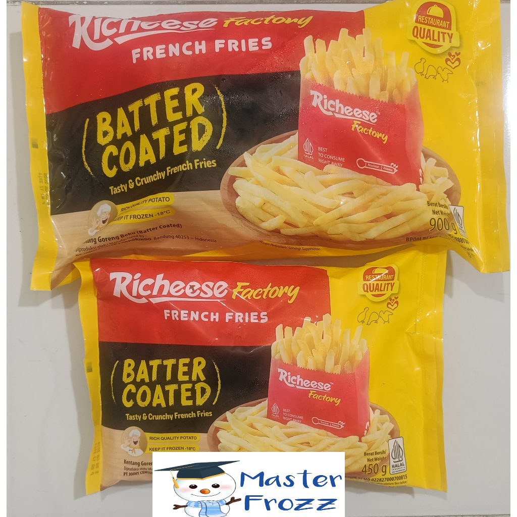 

Richeese Factory French Fries Batter Coated | Kentang Bumbu