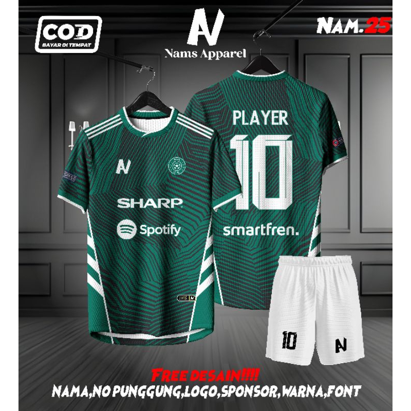 JERSEY FUTSAL / SEPAKBOLA FULL PRINTING UNGU KEREN BEBAS CUSTOM DESIGN FREE NAMA DAN NOMOR PUNGGUNG 