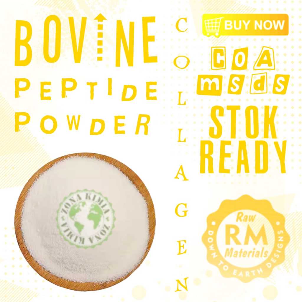 Bovine Collagen Powder 5gr / Bubuk Kolagen Bovine / Suplemen Perawatan Kulit / Kolagen Bovine Peptid