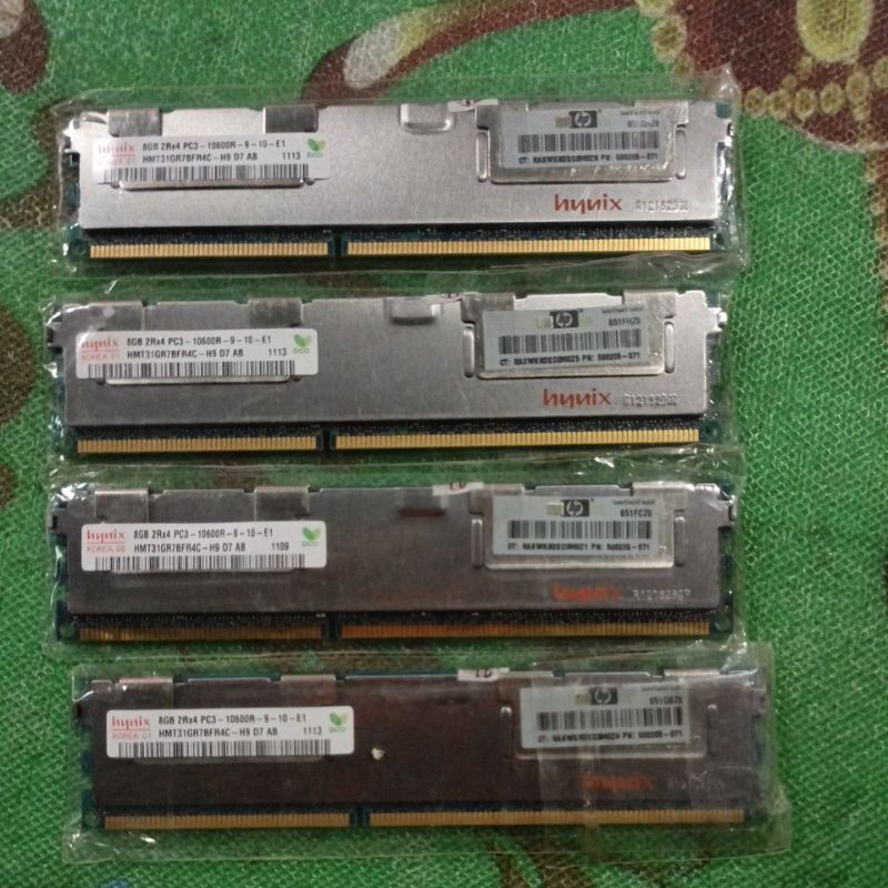 DDR3 ECC PC3-10600R khusus ram server