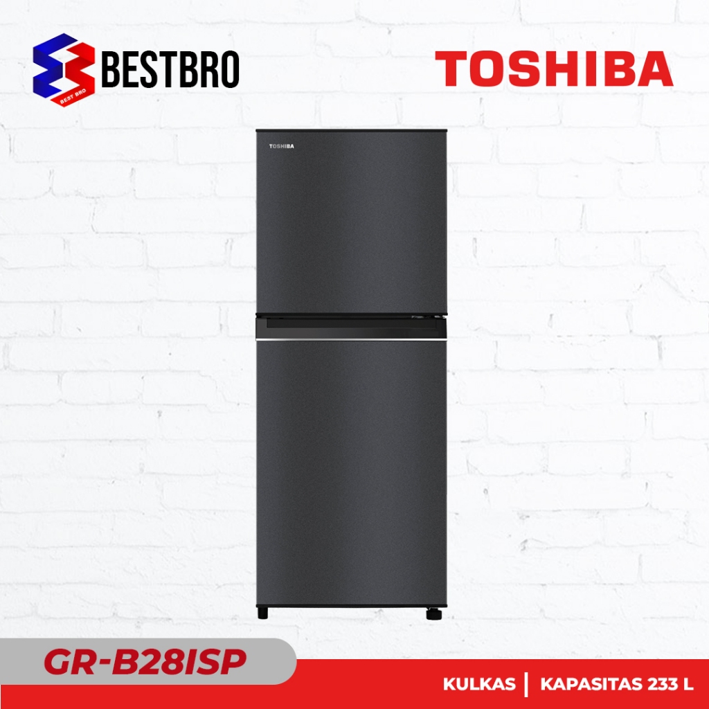 Toshiba Kulkas 2 Pintu GR-B28ISP Refrigerator 233 L