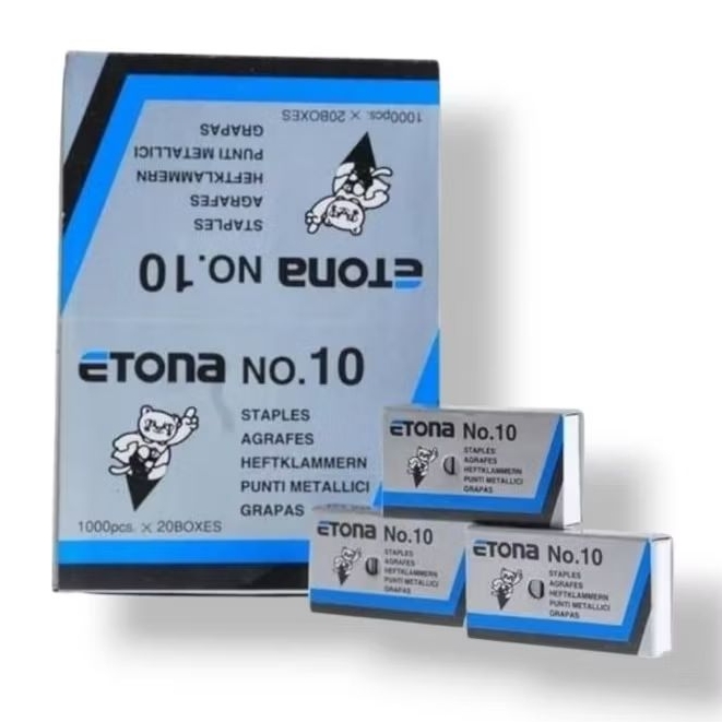 

staples isi ulang hekter kecil etona No. 10 ( 1 box)