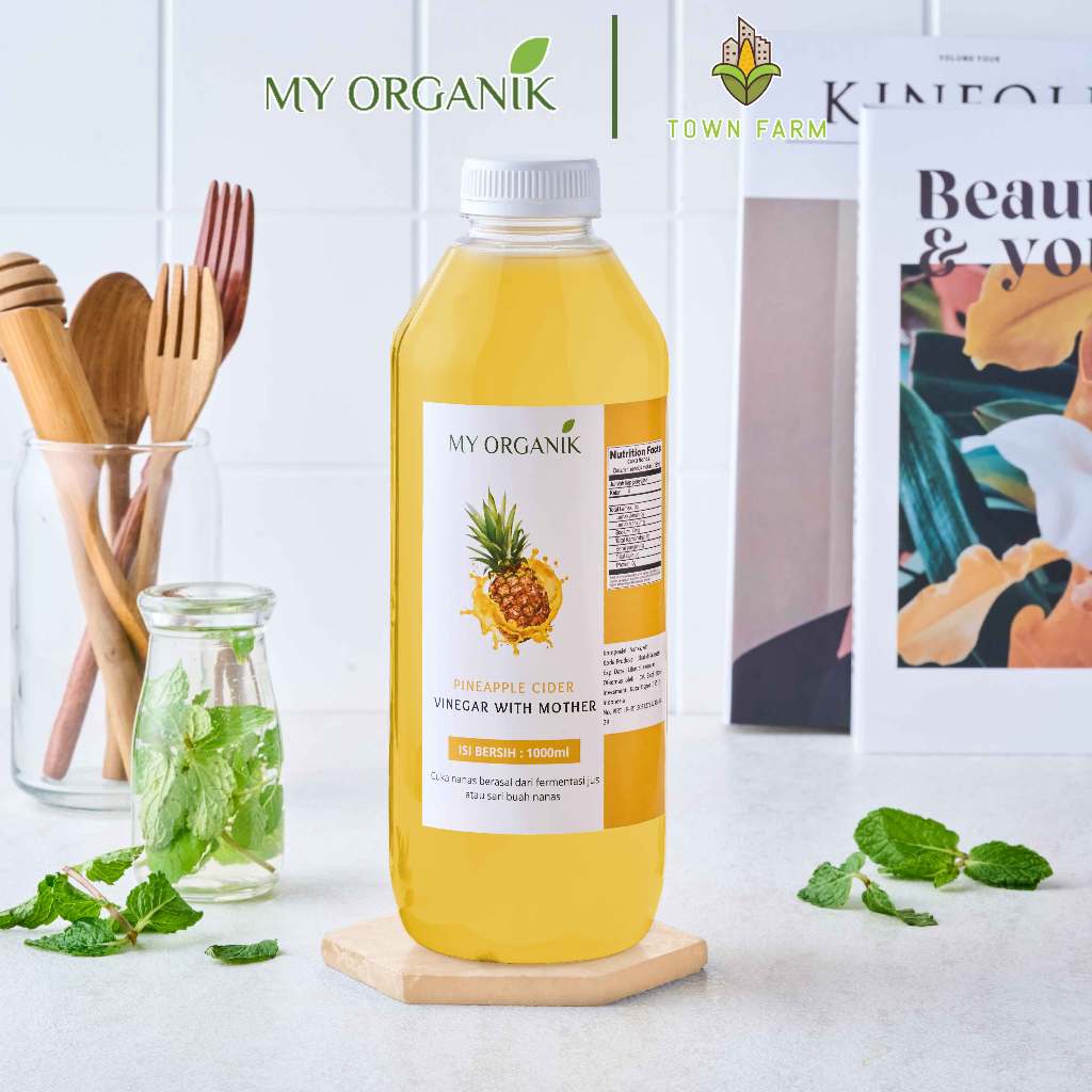 

My Organik Cuka Nanas Original 100% Murni Organik Premium Turunkan Kadar Gula Darah 1000ml
