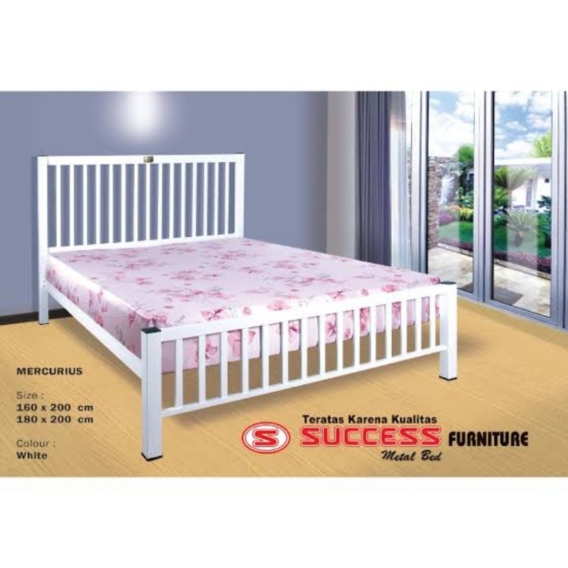 SUCCESS Ranjang Besi Mercurius 160x200cm