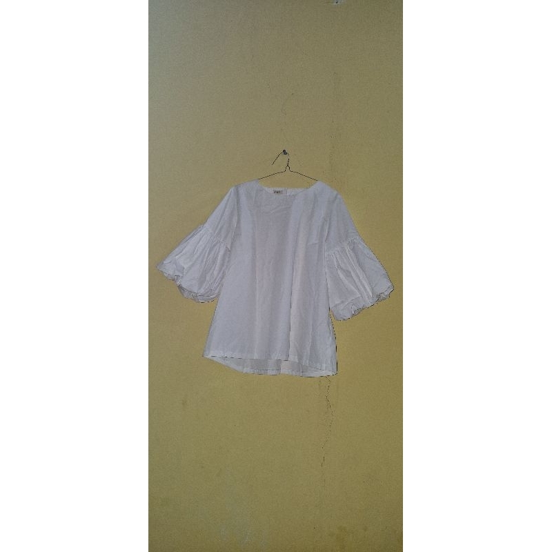 Blouse putih / Atasan baju putih wanita