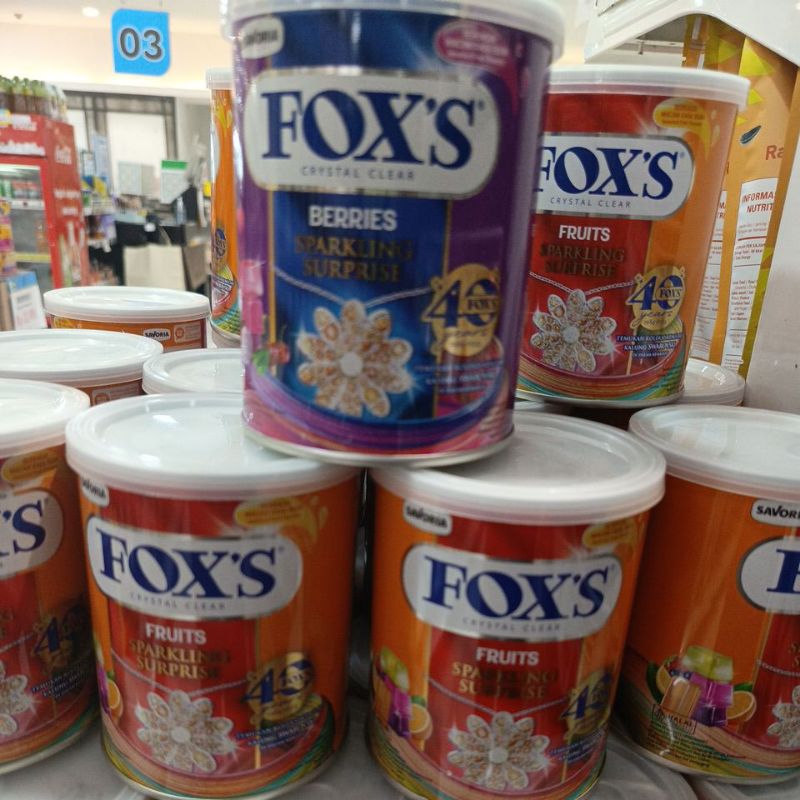 

FOXS CRYSTAL CLEAR CANDY 170GR
