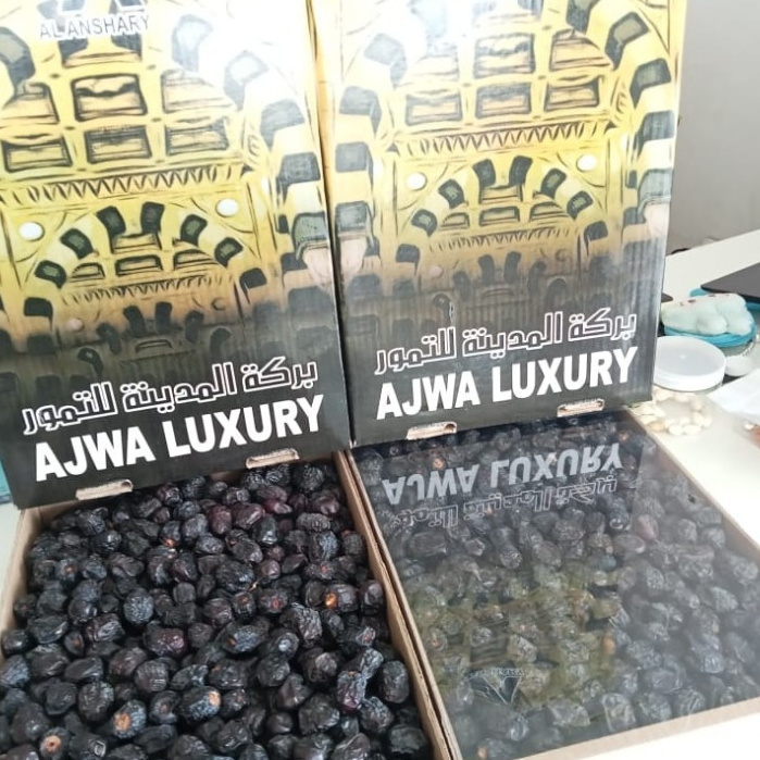 

Ajwa Madinah Al Anshary Luxury 1 Kg | Kurma Ajwa murah 500gr