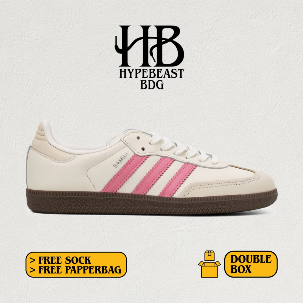 Adidas Samba OG White Lucid Pink Original