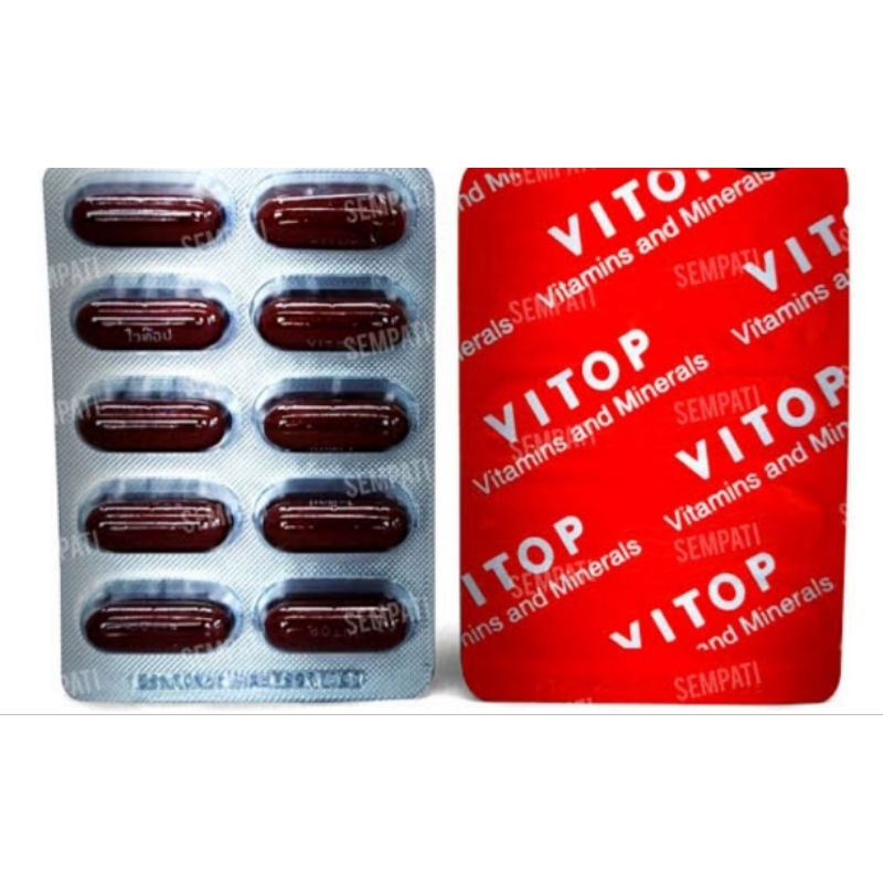 Vitop Ayam Vitamin & Mineral Obat Stanina Ayam aduan