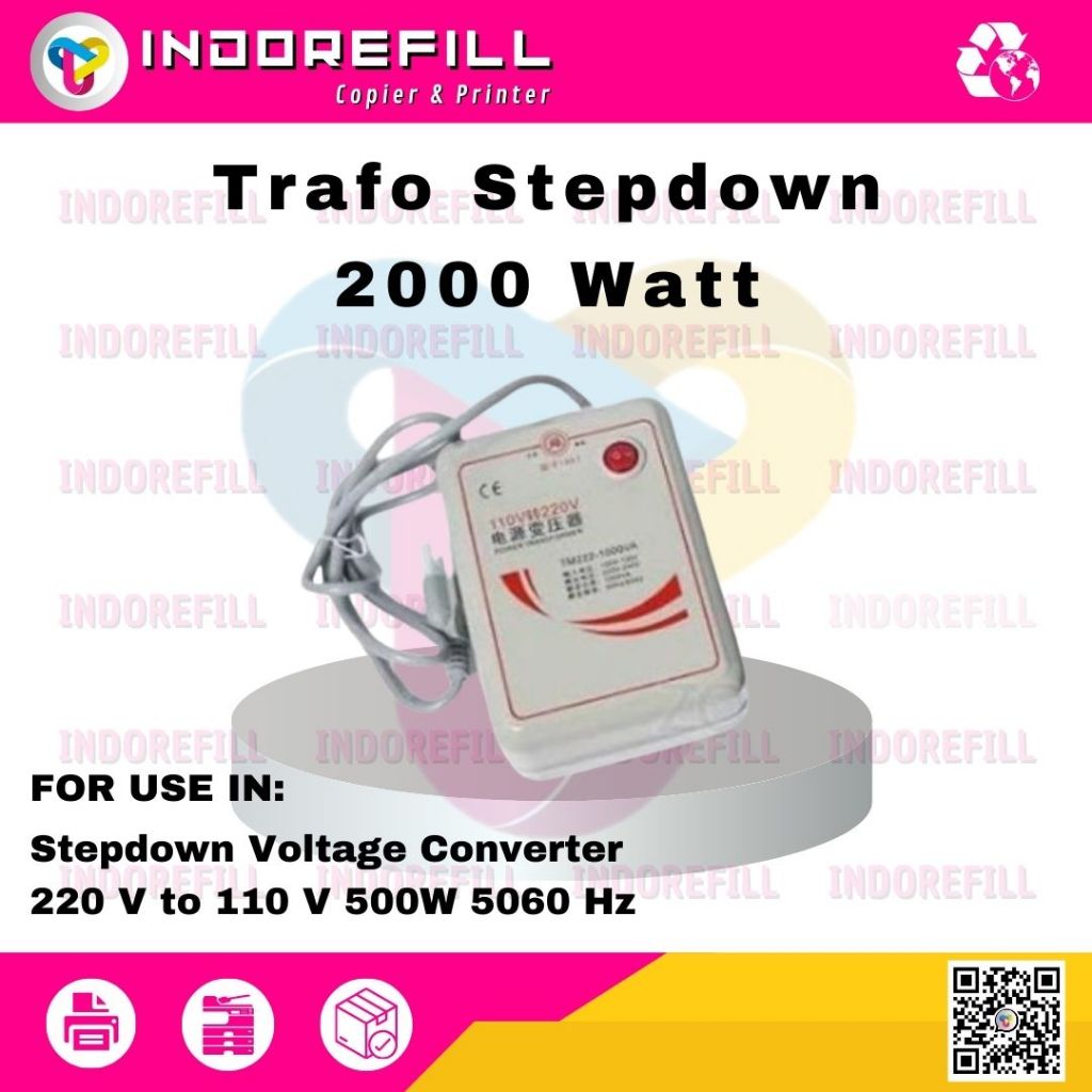 TRAVO / STAVOLT MESIN FOTOCOPY 110 VOLT STEPDOWN 2000 KVA