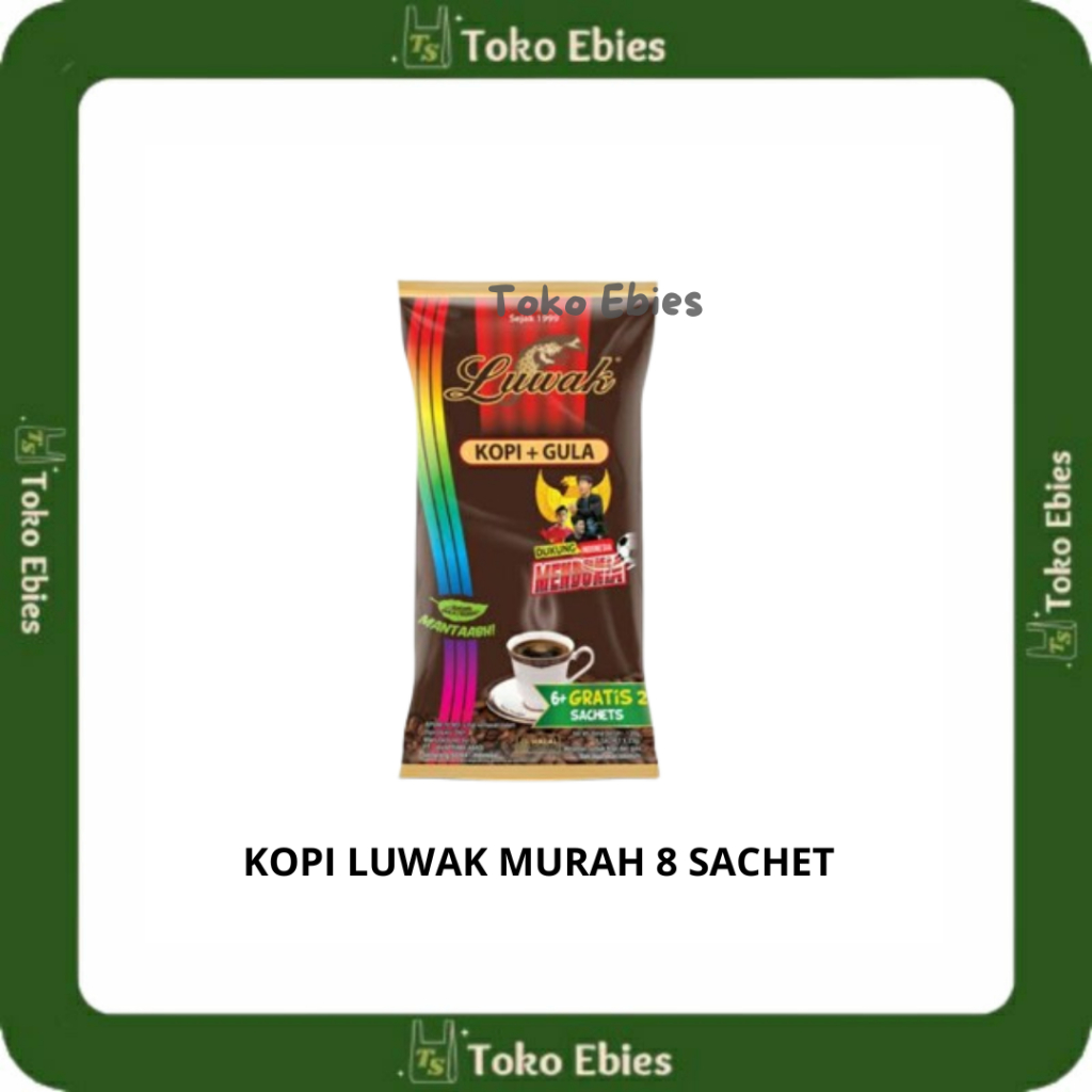 

KOPI LUWAK MURAH 8 SACHET MURAH MERIAH