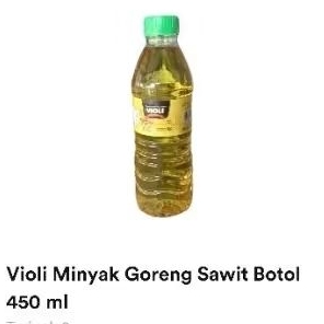 

violi minyak goreng kemasan botol 450ml