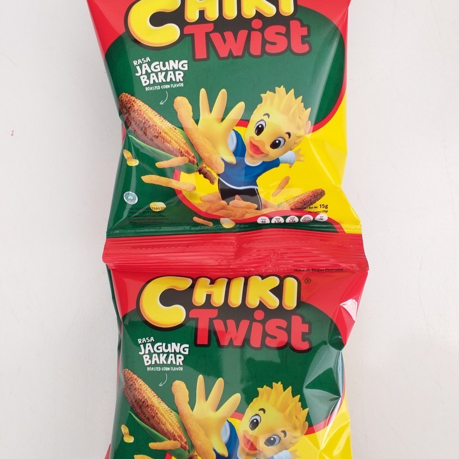 

Chiki Twist Rasa Jagung Bakar Roasted Corn 22.5 g