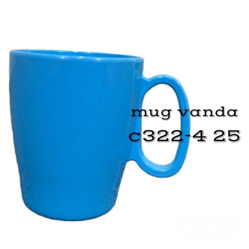 MUG VANDA C322-4 // GELAS MUG MELAMINE VANDA