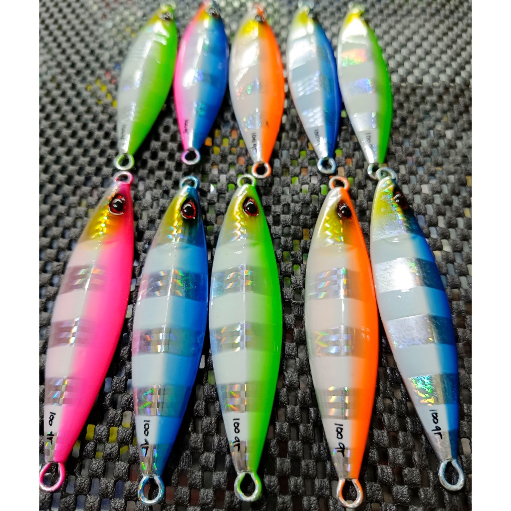 Lure Metal Jig Copy Koika 100 gram Glow - Umpan Pancing Jigging