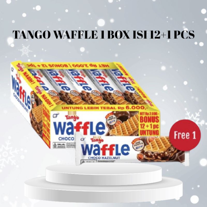 

Tango waffle choco hazelnut 25g 1 box isi 12+1 pcs