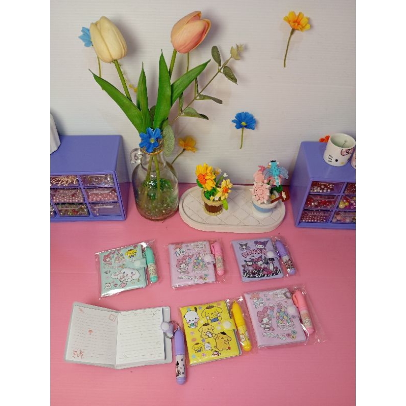 

(bukan grosir) [Aesthetic by fss.id] buku set pena mini/note book saku kecil lucu