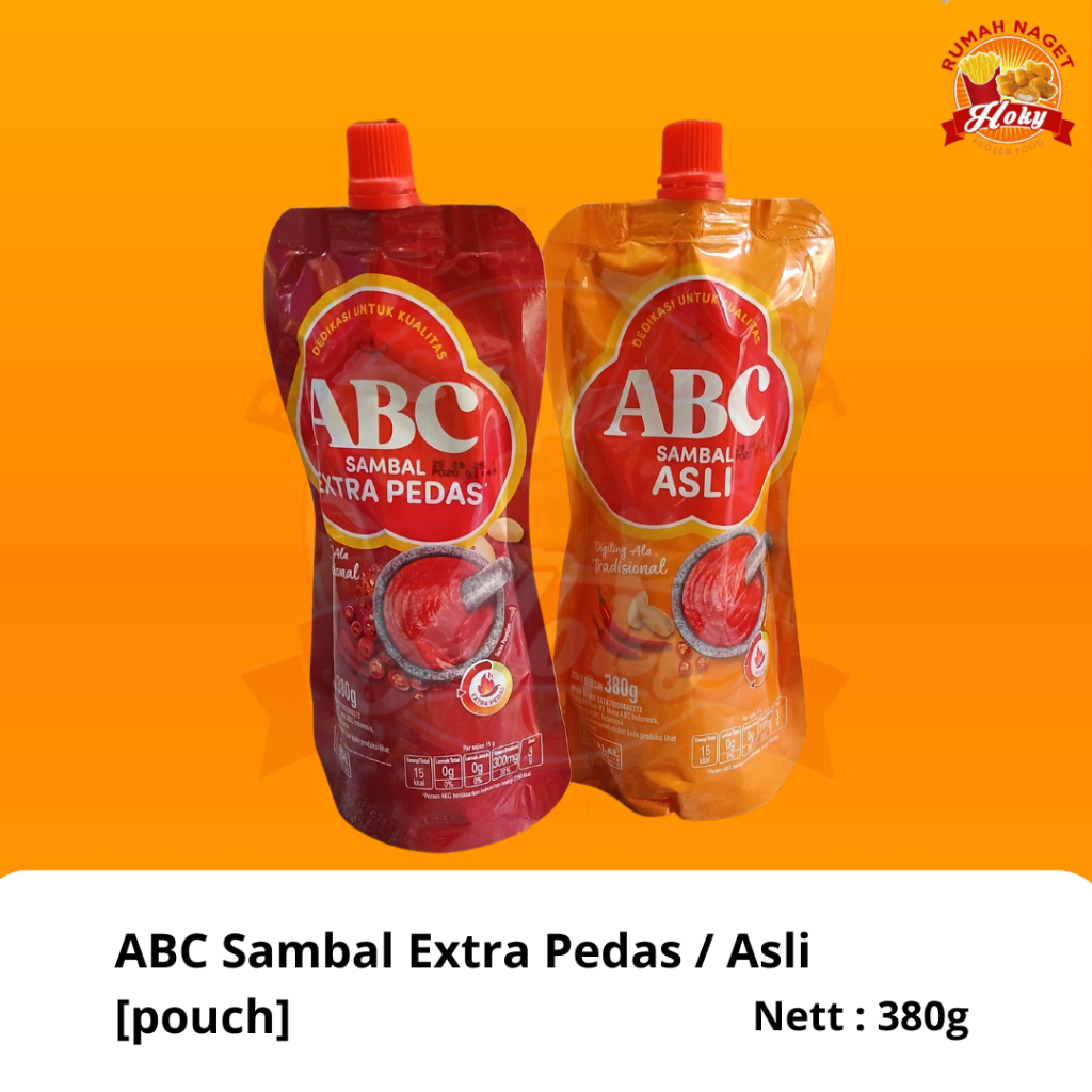 

ABC Sambal Asli / Extra Pedas Pouch 380g