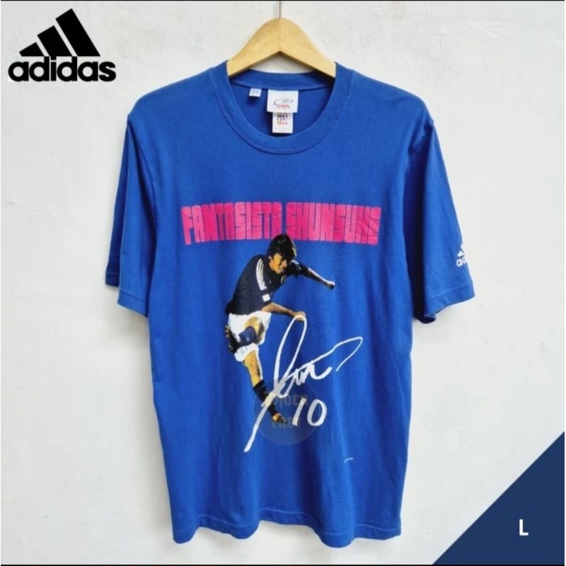 Shunsuke Nakamura Vintage 2004 Adidas Tee